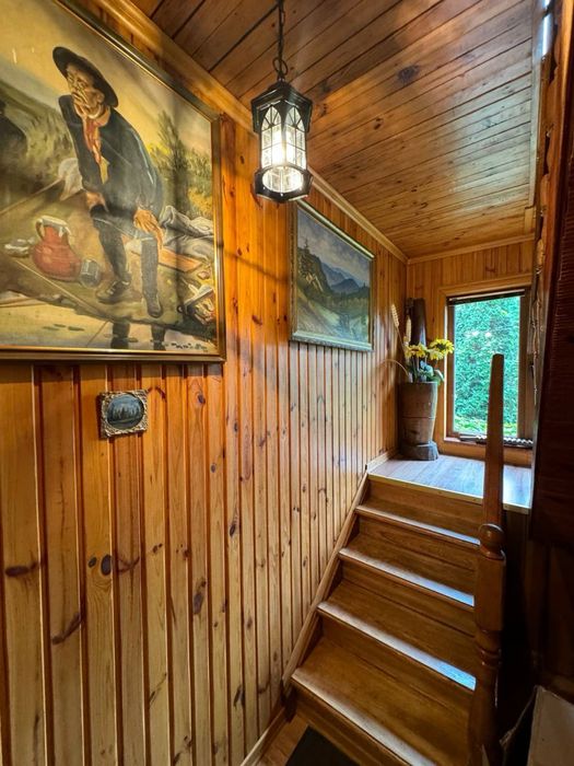 Затишний заміський будинок із каміном та атмосферою мисливського дому!