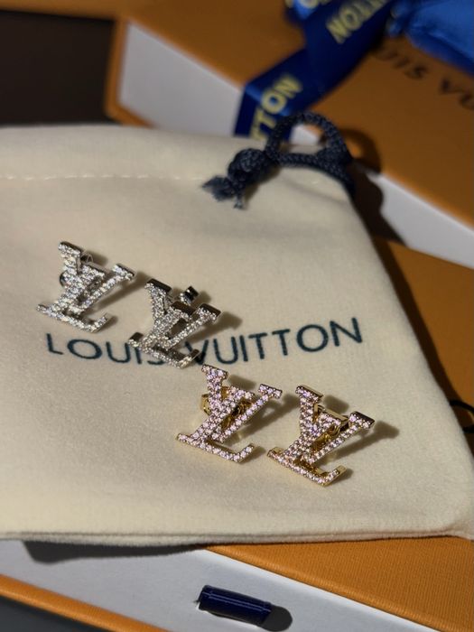 Сережки Louis Vuitton лв луи