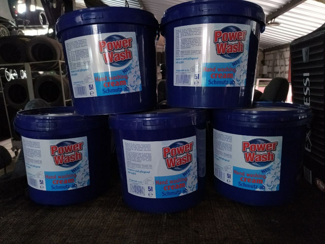Паста для мытья рук автопаста Power Wash