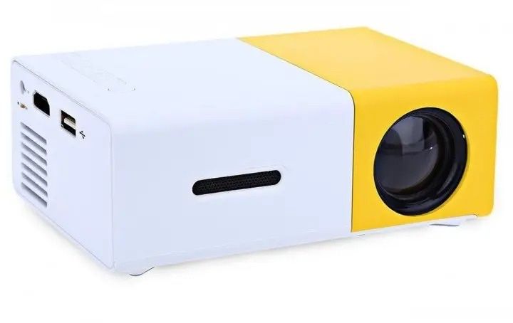 Проектор YG300 с динамиком White/Yellow