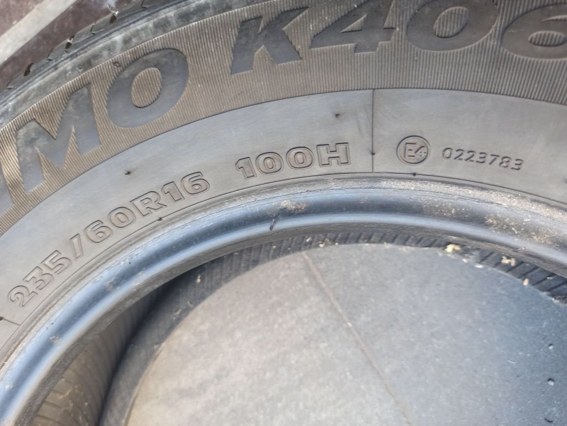 Летняя резина ПАРА 235/60 R16 Hankook Optimo K406