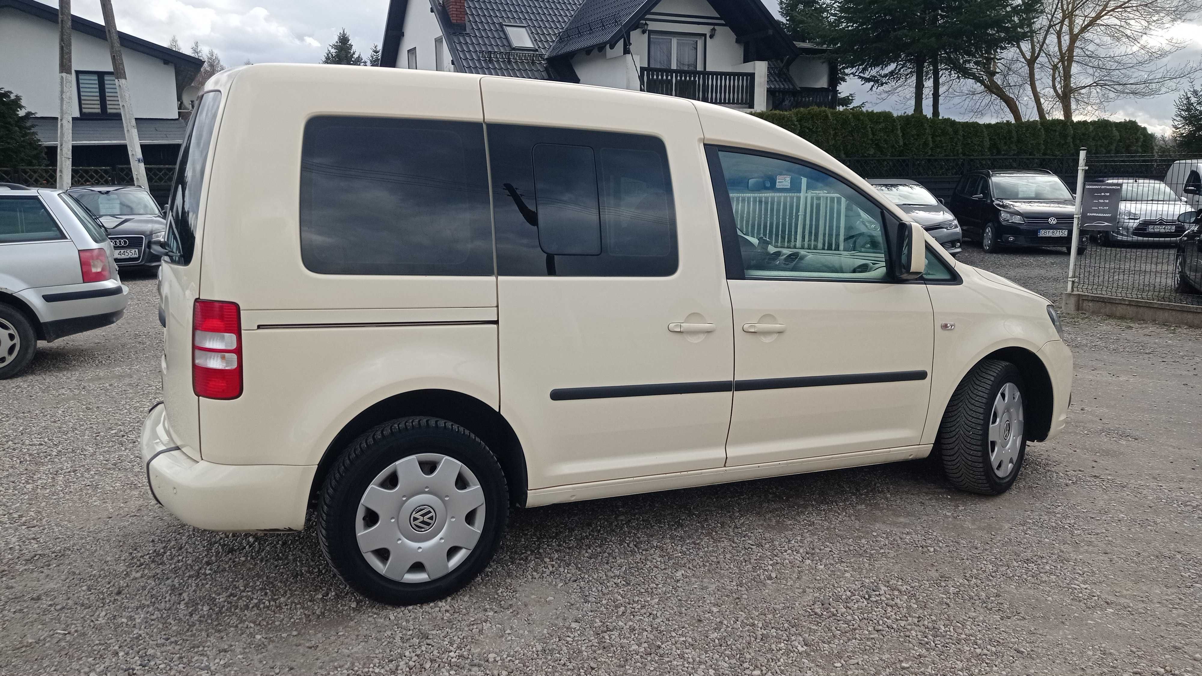 Vw Caddy 2.0 TDI 140 KM - Do Przewozu Osób Niepełnosprawnych -