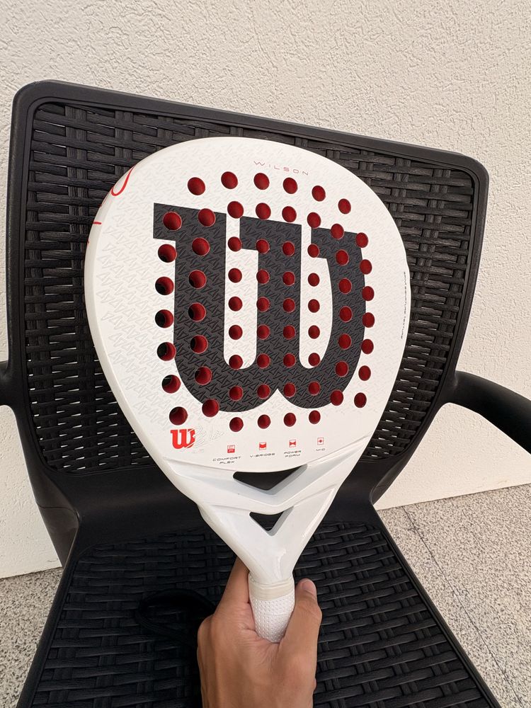 Wilson Branca Raquete de padel Bela LS V3