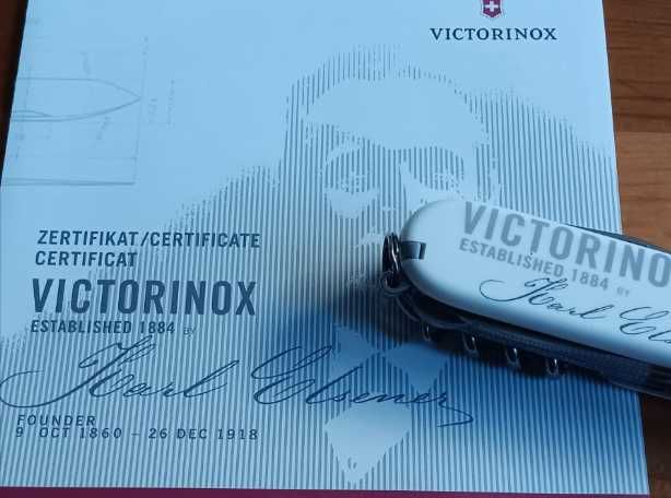 Zestaw Victorinox Karl Elsener 2016 szwajcarski scyzoryk