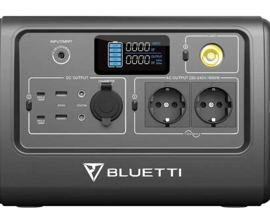 Зарядная станция BLUETTI EB70 1000W, НА ГАРАНТИИ, в наличии, как новая
