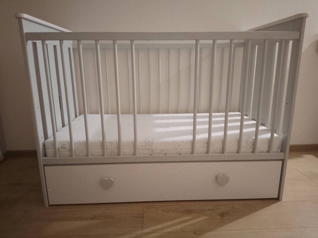Łóżeczko 120x 60 NOWY MATERAC