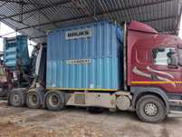 подрібнювач деревини BRUKS на базі авто SCANIA
