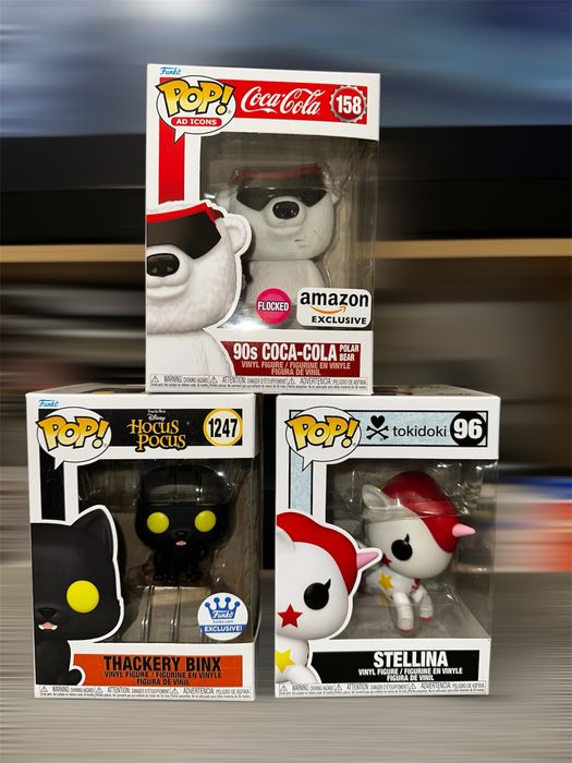 Funko Pop Coca-cola Tokidoki Фанко Поп Фокус-Покус Стеллина Медведь
