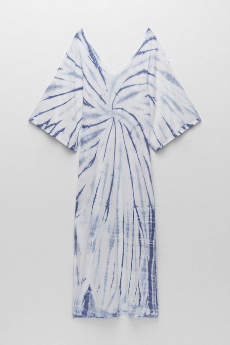 ZARA Luksusowa SUKIENKA tie dye piękna BLOG S