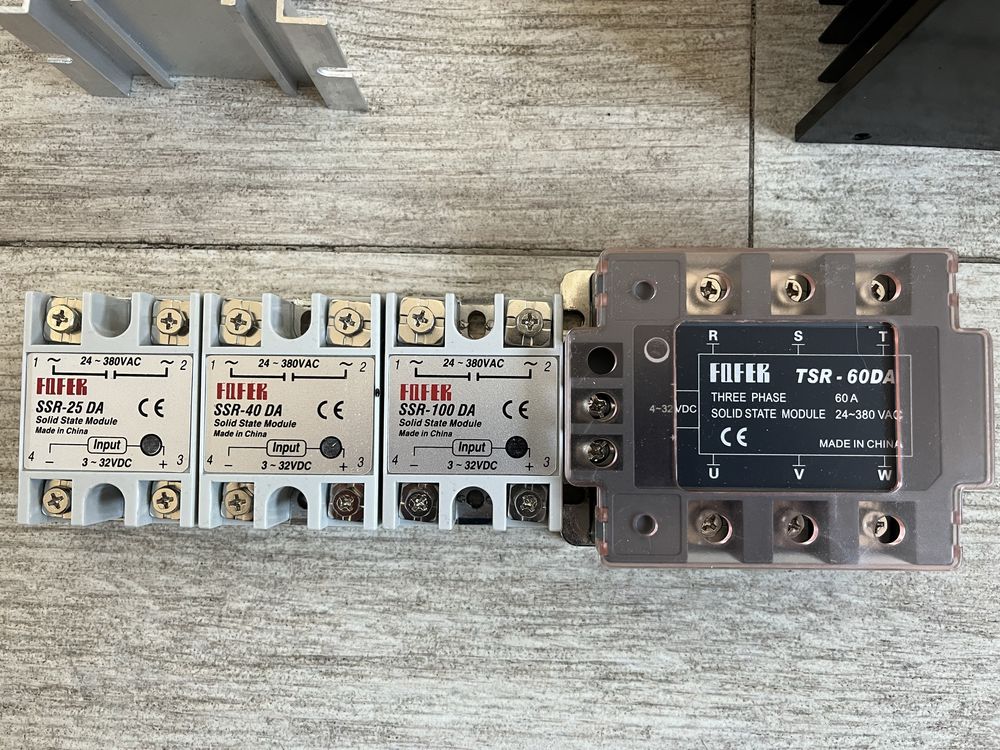 Реле твердотельное SSR 40DA / 100DA  220 / 380