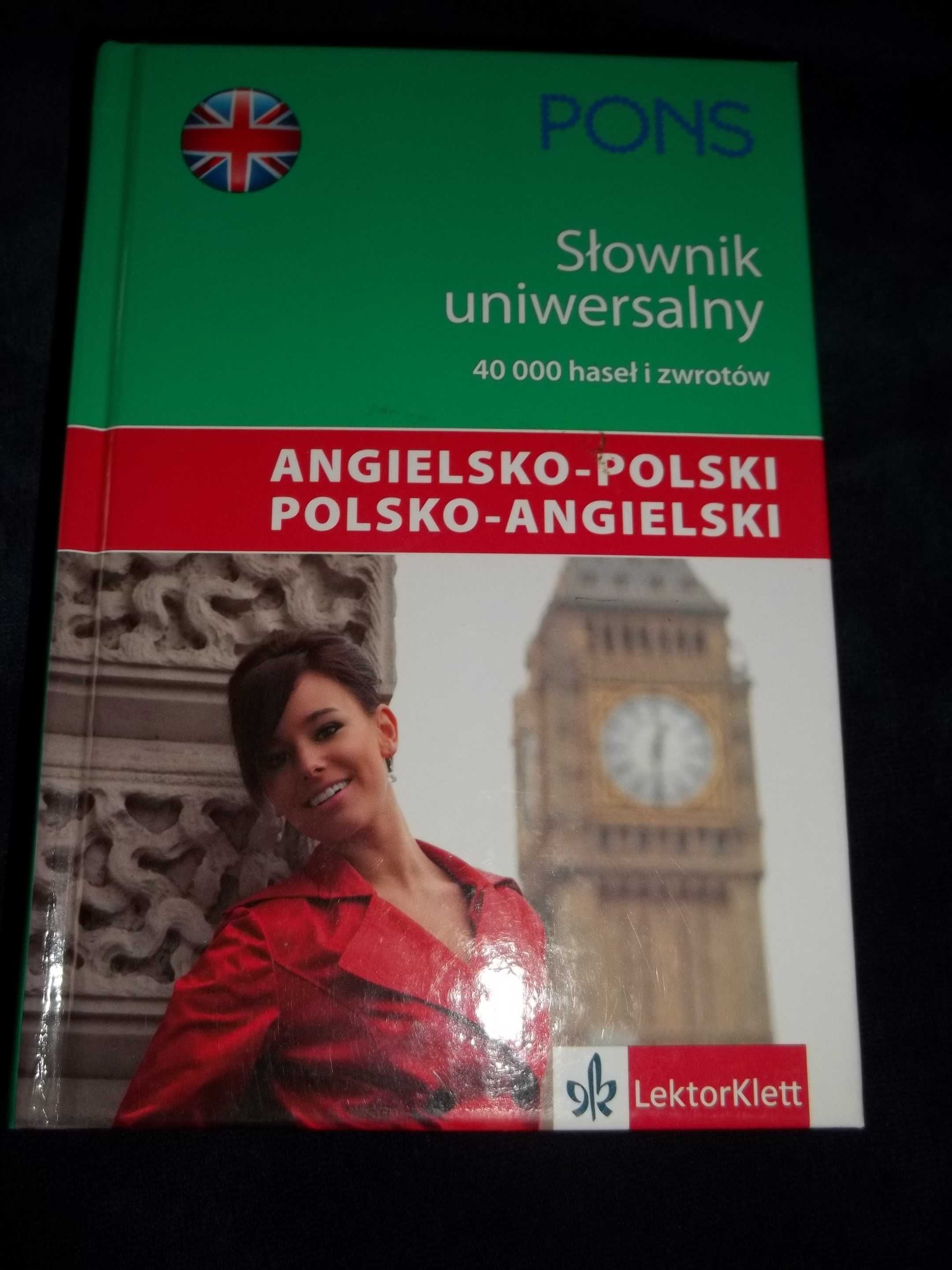 Słownik uniwersalny PONS angielsko-polski,polsko-angielski.LektorKlett