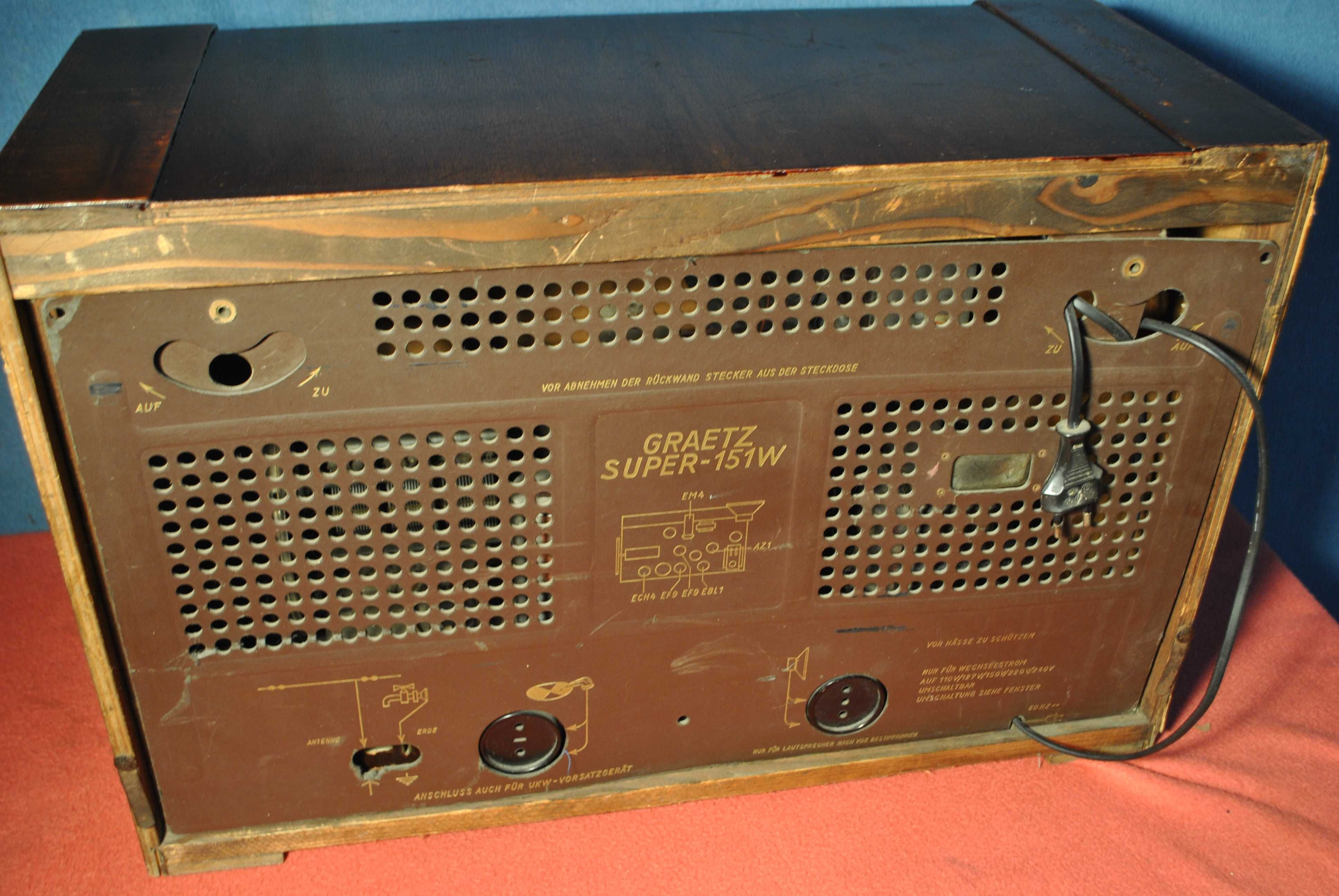 Stare  Radio  firmy GRAETZ  z Niemiec