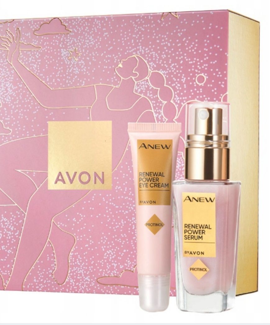 Avon Anew - Renewal Power Zestaw upominkowy Power Couple w pudełku