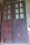 Drzwi drewniane 130x210 taras balkon altana szklarnia okna