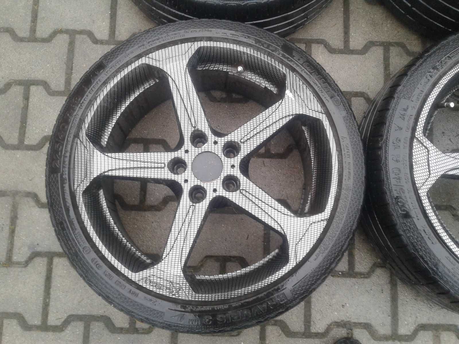 4 Alufelgi 18 X-TREME USA 5x112 AUDI VW Mercedes CARBON ET35