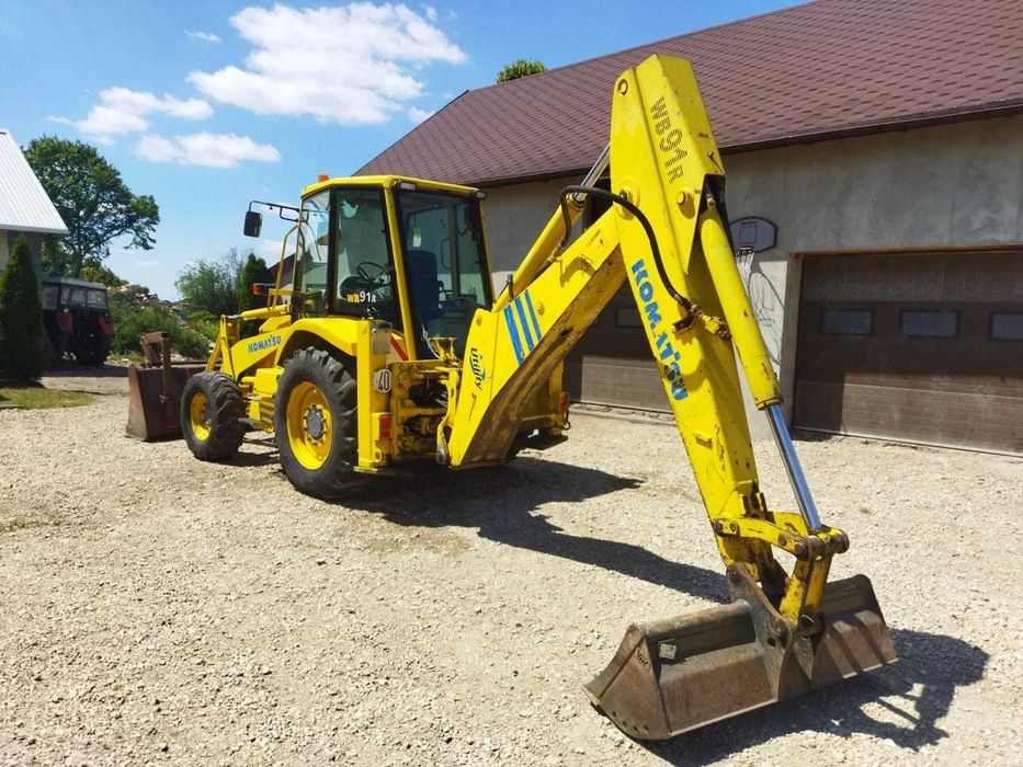 Kopatko-Ładowarka KOMATSU WB 91R Utility z 2000 Roku,CASE,JCB,CAT