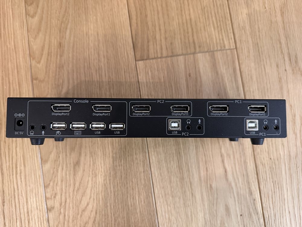 DisplayPort KVM Switch Techly IDATA DP-KVM2