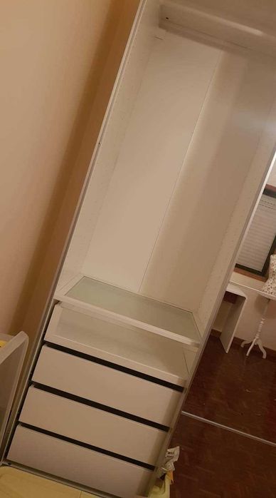 Guarda fatos 2 portas espelhadas