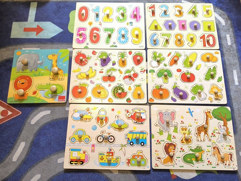 Quebra-cabeças / puzzle Montessori em madeira