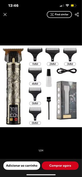 maquina de barbear/cortar cabelo