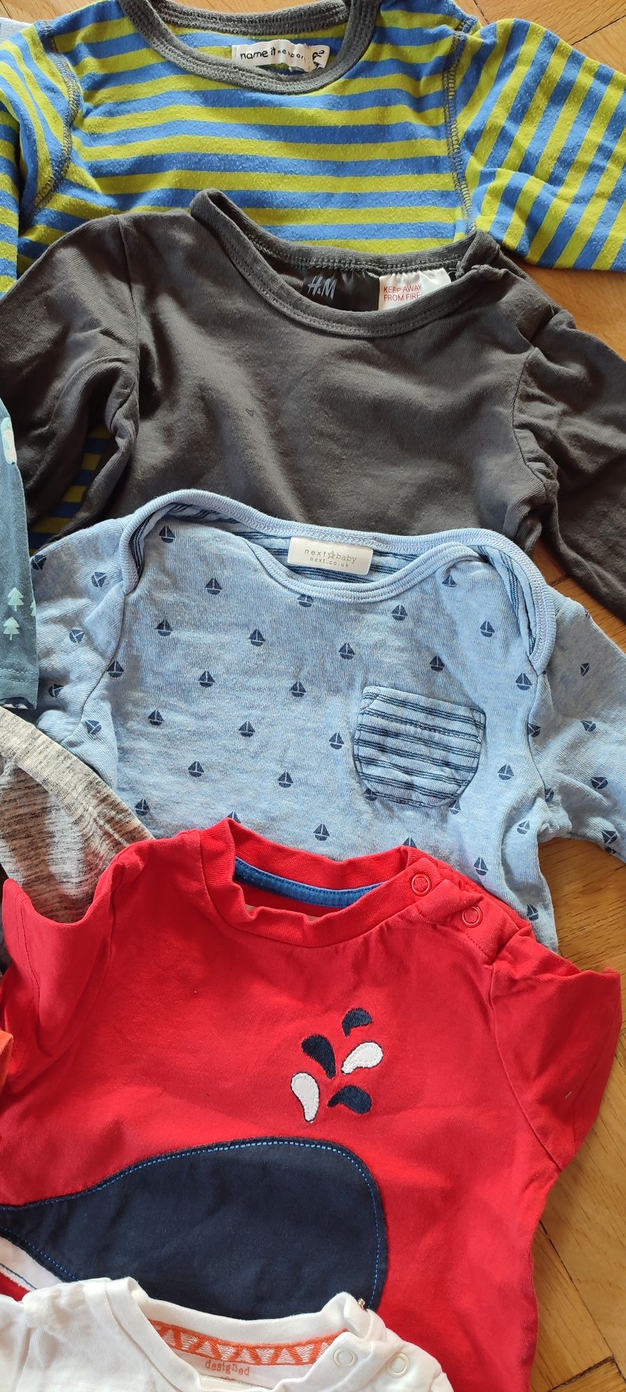Zestaw koszulek dla chłopca niemowlęce