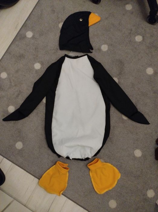 Strój przebranie pingwin dla dziecka roz. 110/116