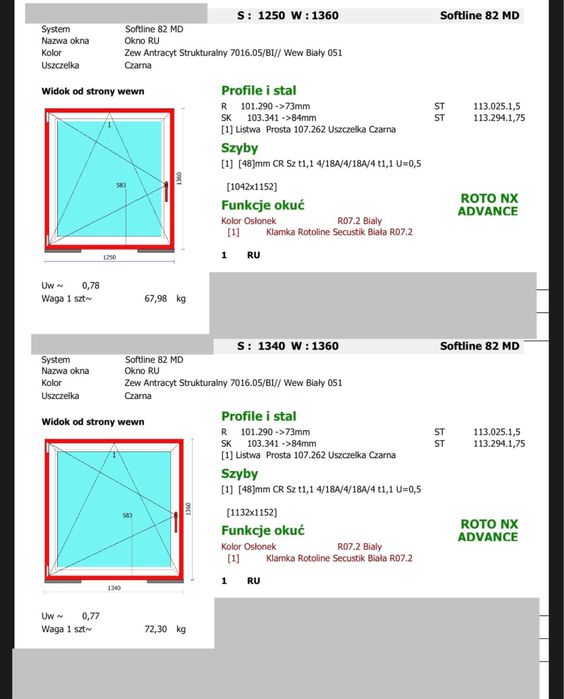 Antracytowe okna firmy KNS