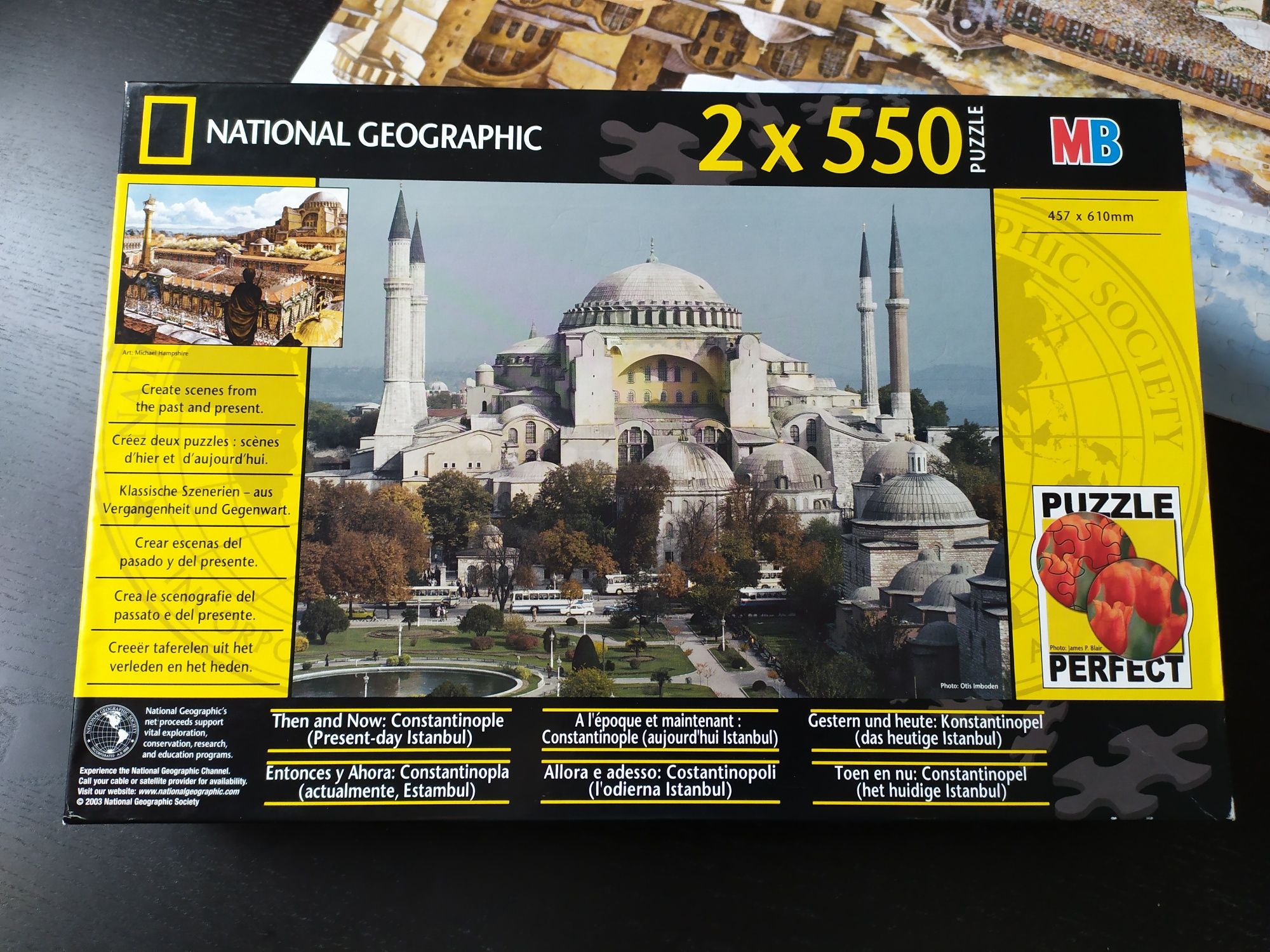 Puzzle MB National Geographic 2x 550el