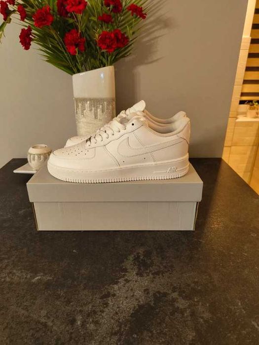 Białe trampki męskie Nike, rozmiar 43