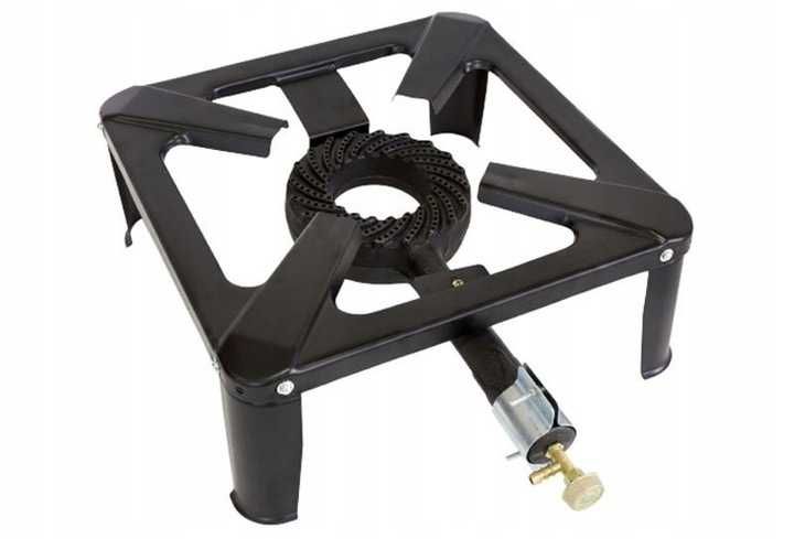 taboret gazowy 40x40 pod duży gar gastronomiczny ogromny stablicny żel