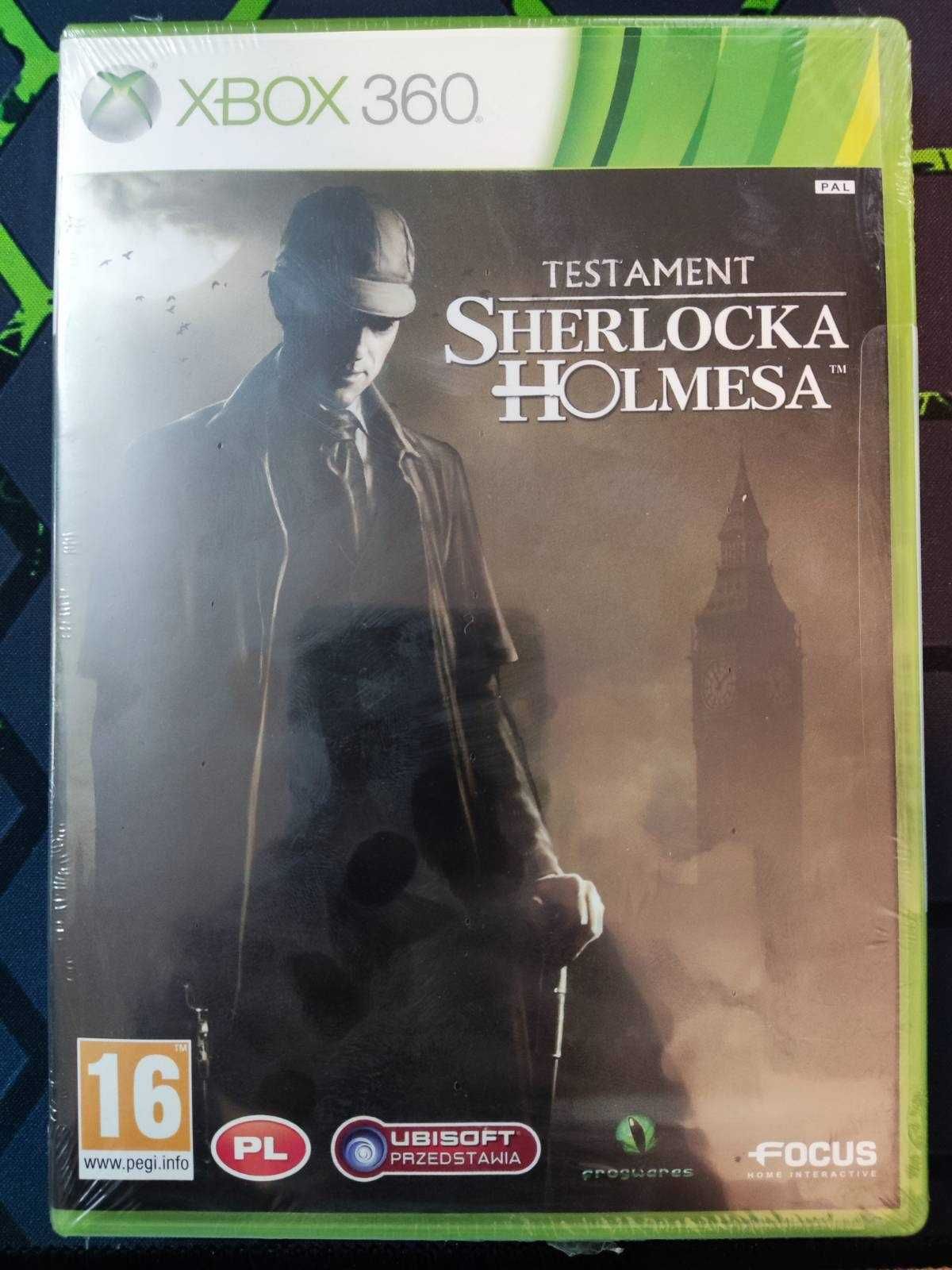 Testament Sherlocka Holmesa PL XBOX360 NOWA FOLIA Pudełkowa