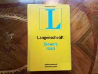 książka SŁOWNIK LANGENSCHEIDT słownik maxi polsko-niemiecki nie-polski