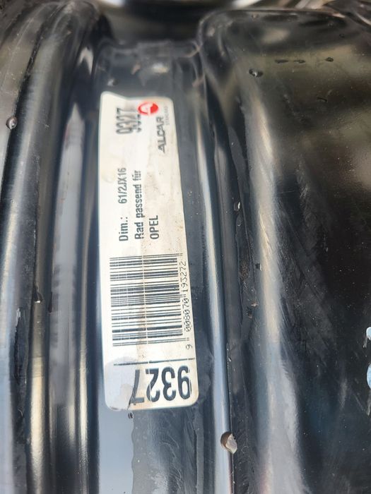 Felgi Stalowe GM 6.5Jx16 5x115 Opel Astra J Ampera Zafira C Cruze Volt