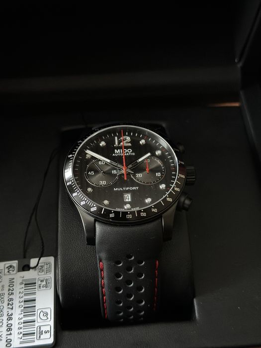 Новые швейцарские  часы-хронограф  Mido Multifort M0256273606100