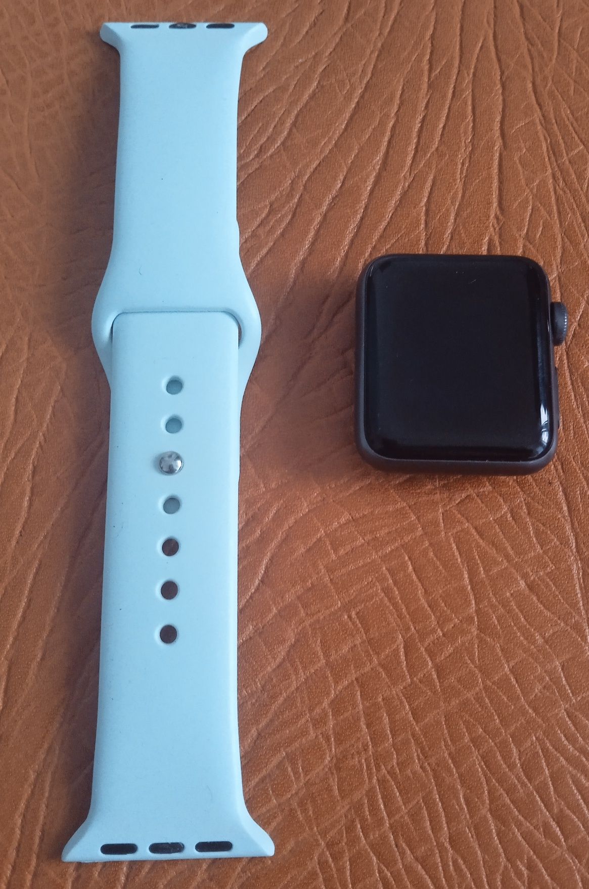 Pulseira azul celeste Apple whatch série 3