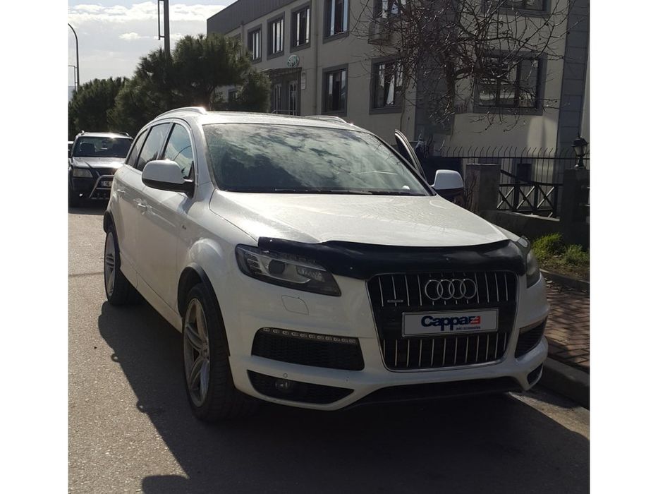 Audi Q7 Дефлектор капота (мухобойка) EuroCap