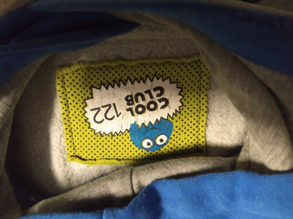 Bluza dresowa z kapturem 122 cool club, coolclub, smyk bluzka