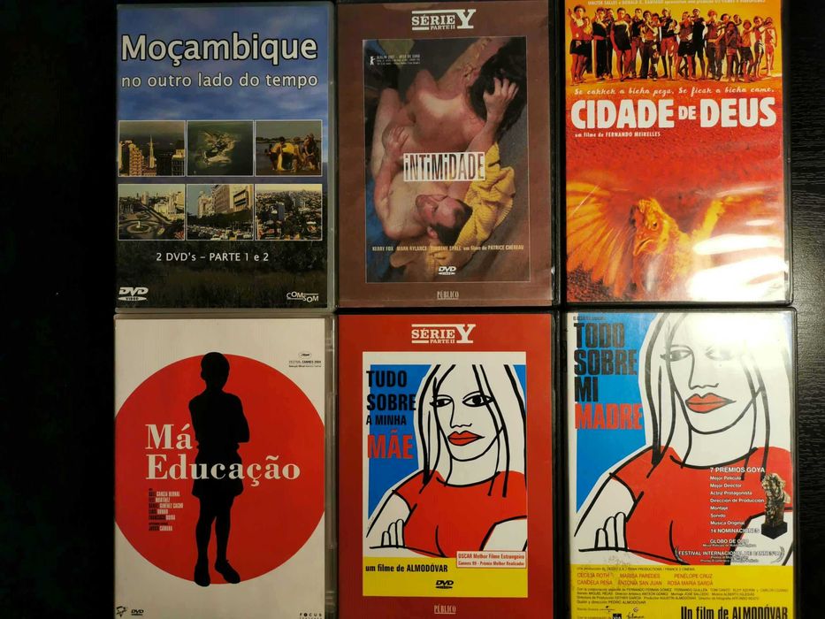 Coleção de DVDs variados