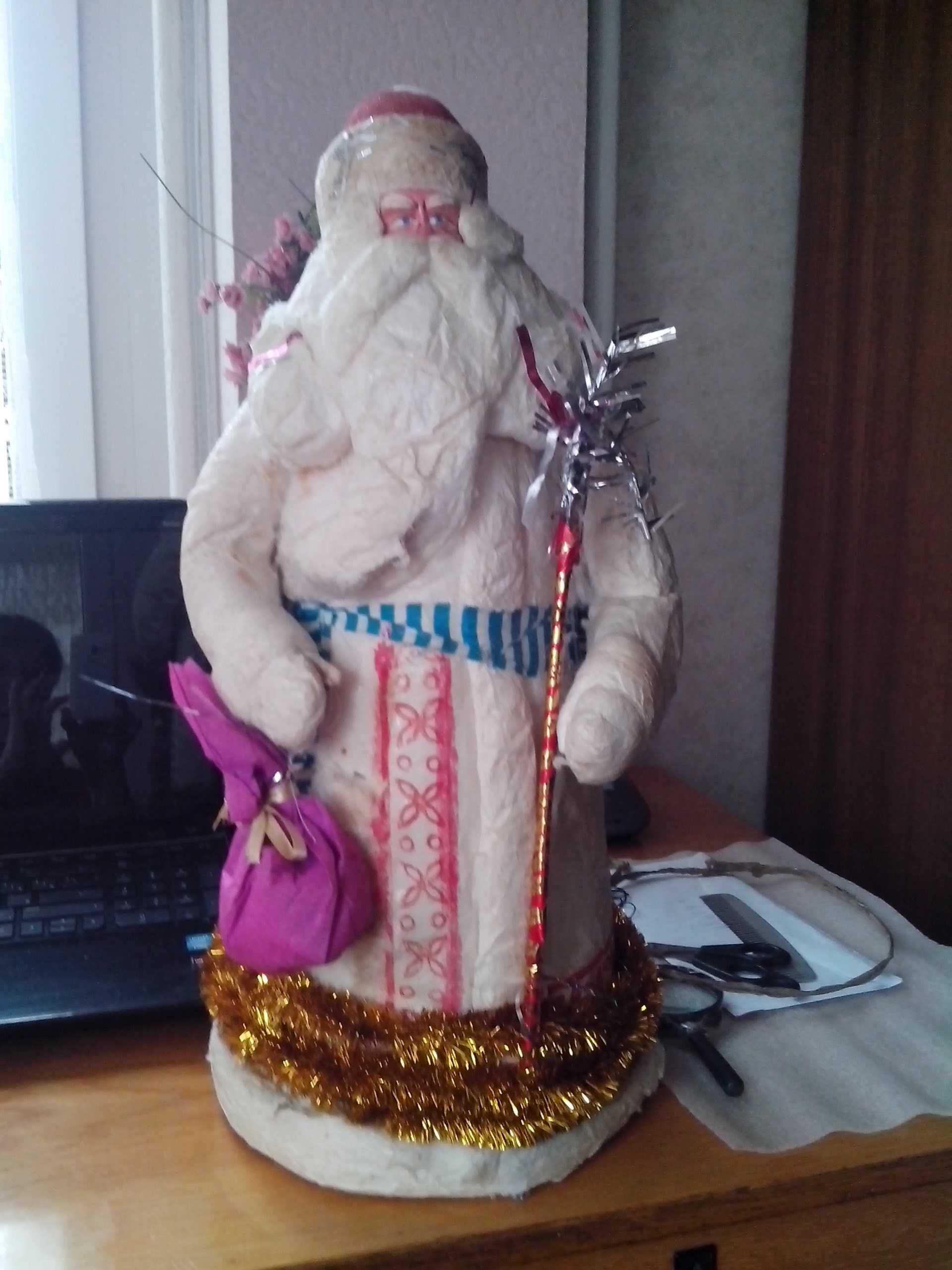 Дед мороз СССР. Дед Мороз. Елочные игрушки.
