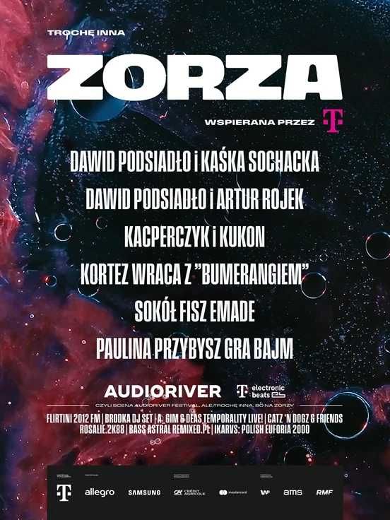Festiwal ZORZA Dawid Podsiadło KATOWICE 29.08.2025r. - 2 bilety !