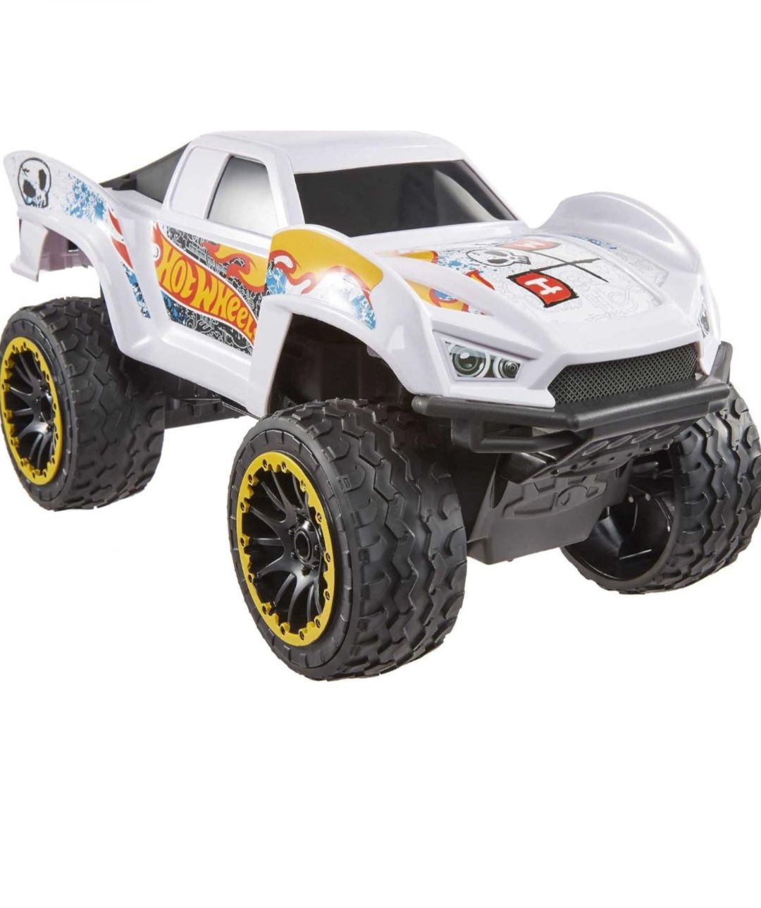 Монстер трак Hot Wheels Truck White Ford RC на радіоуправлінні