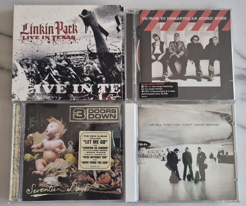 U2, Linkin Park, 3 doors down CD + DVD