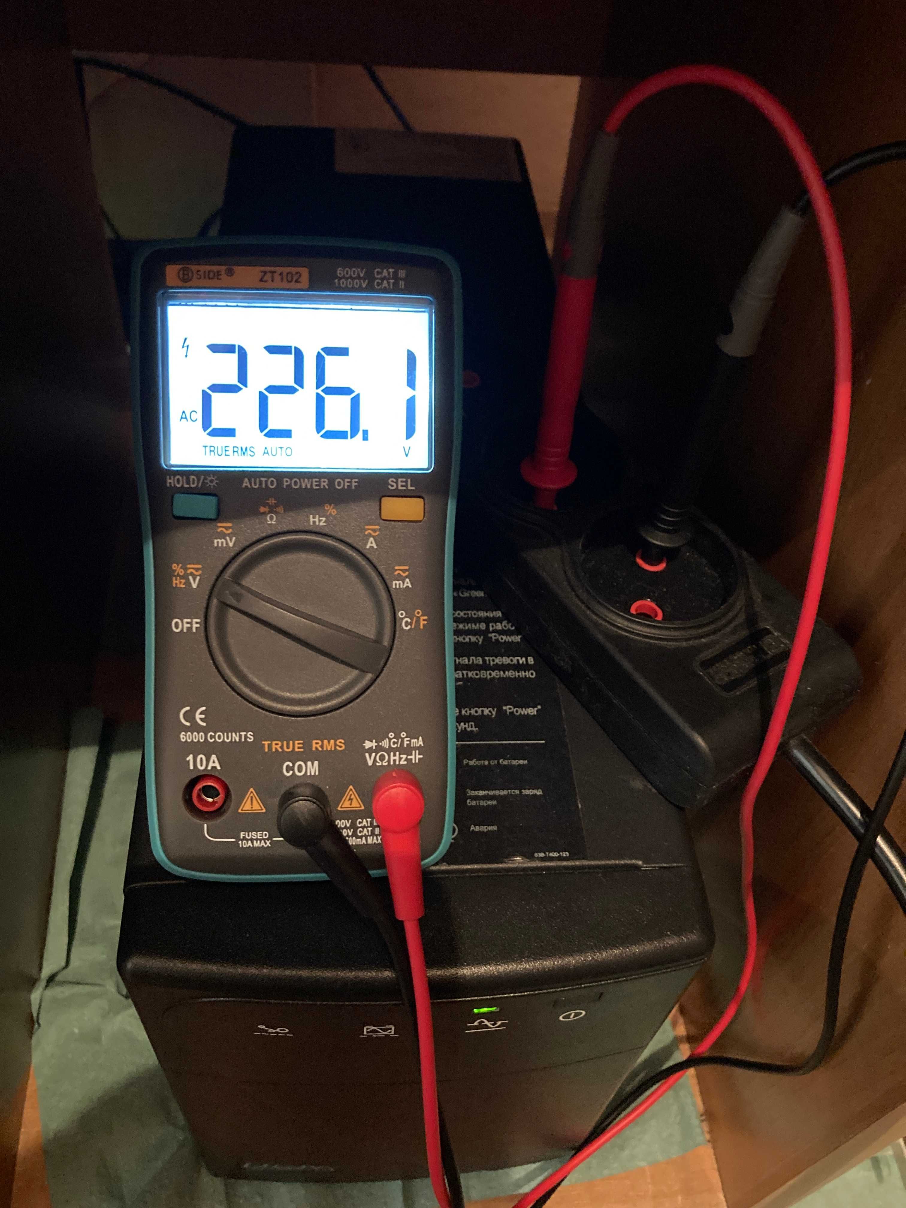 ИБП UPS PowerCom 1500VA 900W акб CSB 12V 9A