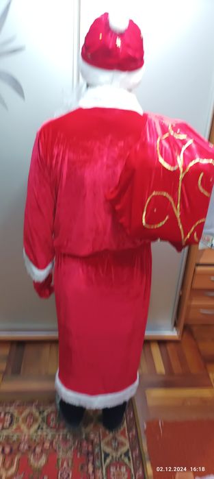 Прокат костюм Діда Мороза/ Святого Миколая 400 грн