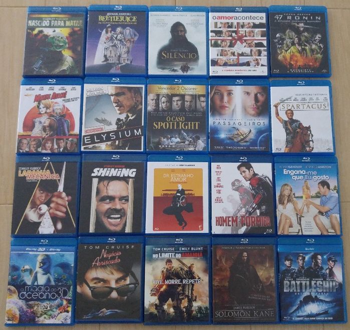 Conjunto de Blurays - Parte 2