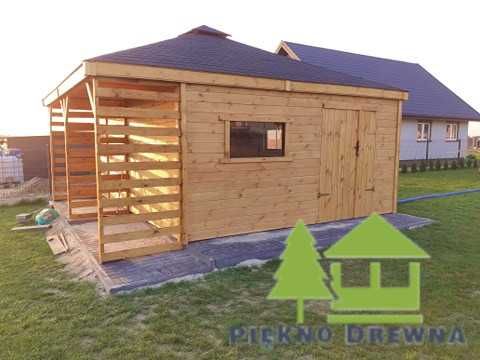 Domek Narzędziowy Miłosz  5x5 Piękno Drewna SZYBKA REALIZACJA