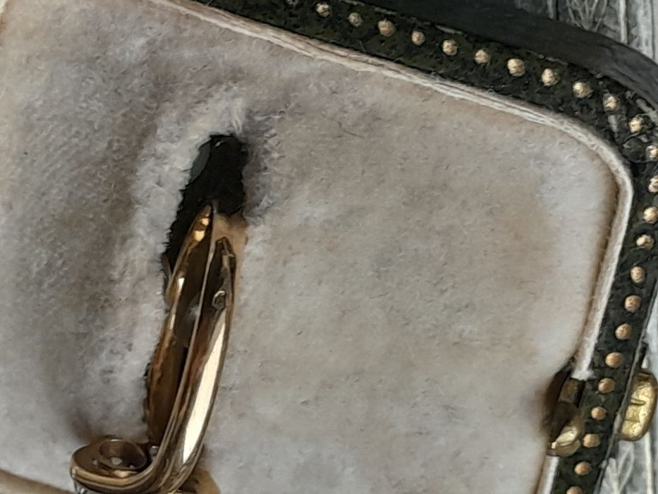 R.16 Pierścionek Paryż Antyk 1910 Złoto 750 Brylant Perła