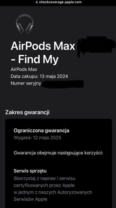 Air podsy max spacer gray