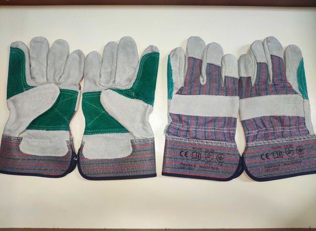 рукавиці замшеві спілок шкіряні посилена долоня перчатки
