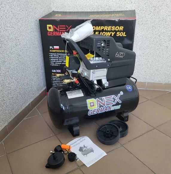 Kompresor 50 L ONEX OX-1004 - NOWY + gwarancja